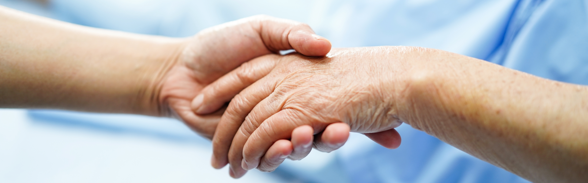 hands touching